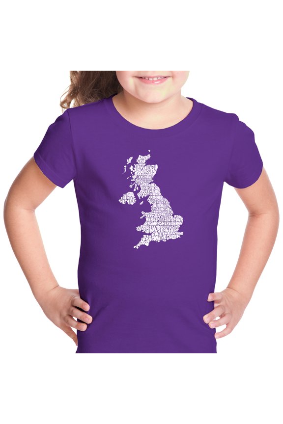 Girl's Word Art T-shirt - GOD SAVE THE QUEEN