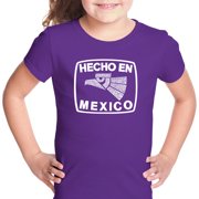 LA Pop Art Girls Word Art T-shirt - HECHO EN MEXICO