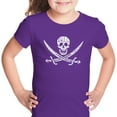 thumbnail image 1 of LA Pop Art Girl's Word Art T-shirt - Lyrics To A Legendary Pirate Song, 1 of 2