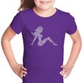 thumbnail image 1 of LA Pop Art Girl's Word Art T-shirt - MUDFLAP GIRL, 1 of 2
