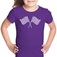 thumbnail image 1 of LA Pop Art Girl's Word Art T-shirt - NASCAR NATIONAL SERIES RACE TRACKS, 1 of 2