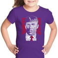 thumbnail image 1 of LA Pop Art Girl's Word Art T-shirt - TRUMP - Make America Great Again, 1 of 2