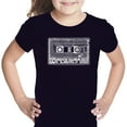 thumbnail image 1 of LA Pop Art Girl's Word Art T-shirt - The 80's, 1 of 2