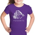 thumbnail image 1 of LA Pop Art Girl's Word Art T-shirt - Yosemite, 1 of 2