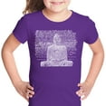 thumbnail image 1 of LA Pop Art Girl's Word Art T-shirt - Zen Buddha, 1 of 2