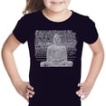 thumbnail image 1 of LA Pop Art Girl's Word Art T-shirt - Zen Buddha, 1 of 2