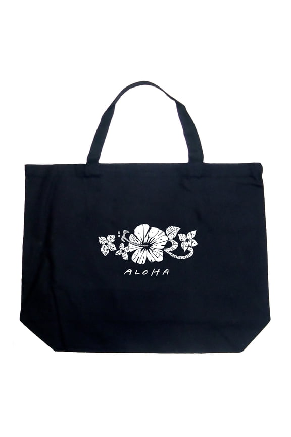 Large Word Art Tote Bag - ALOHA