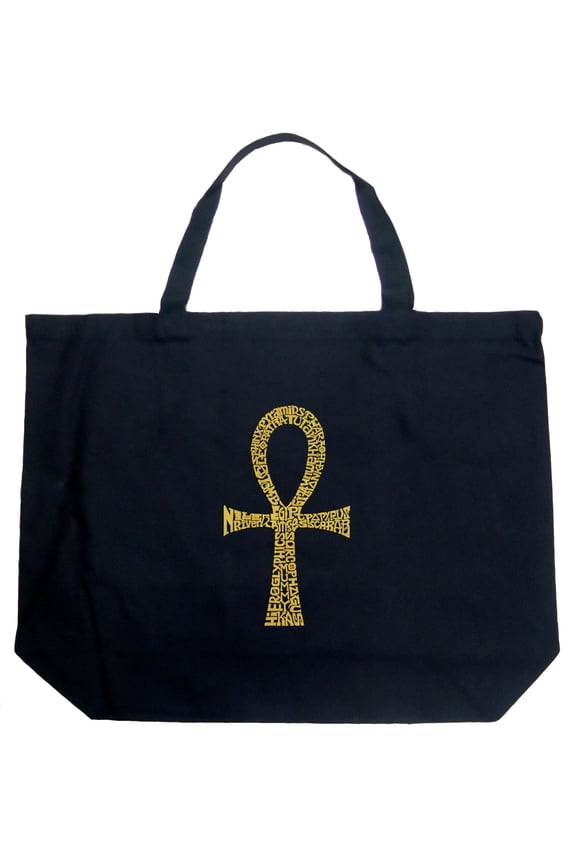 Large Word Art Tote Bag - ANKH