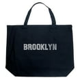 thumbnail image 1 of LA Pop Art Large Word Art Tote Bag - BROOKLYN NEIGHBORHOODS, 1 of 2