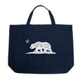 thumbnail image 1 of LA Pop Art Large Word Art Tote Bag - California Dreamin, 1 of 2