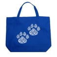 thumbnail image 1 of LA Pop Art Large Word Art Tote Bag - Cat Mom, 1 of 2