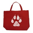 thumbnail image 1 of LA Pop Art Large Word Art Tote Bag - Dog Mom, 1 of 2