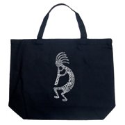 LA Pop Art Large Word Art Tote Bag - Kokopelli