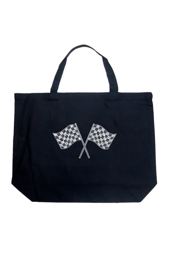 Large Word Art Tote Bag - NASCAR NATIONAL SERIES RACE TRACKS