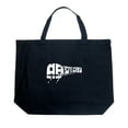 thumbnail image 1 of LA Pop Art Large Word Art Tote Bag - NY SUBWAY, 1 of 2