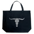 thumbnail image 1 of LA Pop Art Large Word Art Tote Bag - Names of Legendary Outlaws, 1 of 2