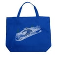 thumbnail image 1 of LA Pop Art Large Word Art Tote Bag - Ski, 1 of 2