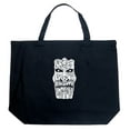 thumbnail image 1 of LA Pop Art Large Word Art Tote Bag - TIKI - BIG KAHUNA, 1 of 2