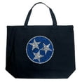 thumbnail image 1 of LA Pop Art Large Word Art Tote Bag - Tennessee Tristar, 1 of 2