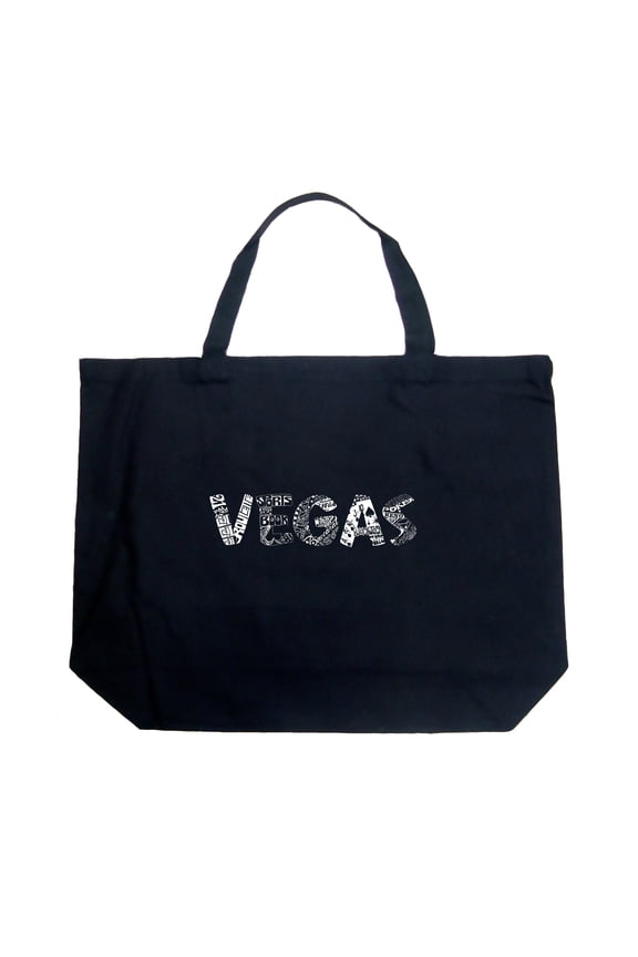 Large Word Art Tote Bag - VEGAS