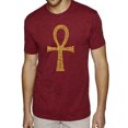 thumbnail image 1 of LA Pop Art Men's Premium Blend Word Art T-shirt - ANKH, 1 of 2