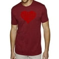 thumbnail image 1 of LA Pop Art Men's Premium Blend Word Art T-shirt - All You Need Is Love, 1 of 2