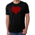 thumbnail image 1 of LA Pop Art Men's Premium Blend Word Art T-shirt - All You Need Is Love, 1 of 2