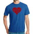 thumbnail image 1 of LA Pop Art Men's Premium Blend Word Art T-shirt - All You Need Is Love, 1 of 2