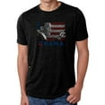 thumbnail image 1 of LA Pop Art Men's Premium Blend Word Art T-shirt - BARACK OBAMA - ALL LYRICS TO AMERICA THE BEAUTIFUL, 1 of 2