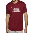 thumbnail image 1 of LA Pop Art Men's Premium Blend Word Art T-shirt - California Bear, 1 of 2