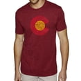 thumbnail image 1 of LA Pop Art Men's Premium Blend Word Art T-shirt - Colorado, 1 of 2