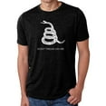 thumbnail image 1 of LA Pop Art Men's Premium Blend Word Art T-shirt - DONT TREAD ON ME, 1 of 2