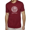 thumbnail image 1 of LA Pop Art Men's Premium Blend Word Art T-shirt - Disco Ball, 1 of 2