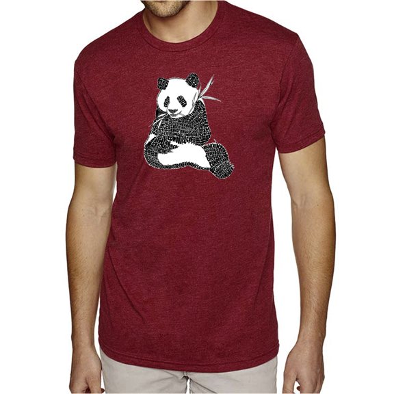 LA Pop Art Men's Premium Blend Word Art T-shirt - ENDANGERED SPECIES