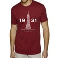 thumbnail image 1 of LA Pop Art Men's Premium Blend Word Art T-shirt - Empire State Building, 1 of 2