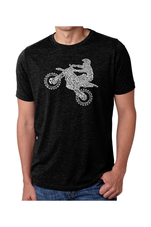 Men's Premium Blend Word Art T-shirt - Freestyle Motocross - FMX