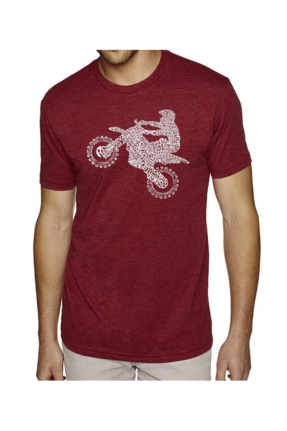 Men's Premium Blend Word Art T-shirt - Freestyle Motocross - FMX