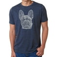 thumbnail image 1 of LA Pop Art Men's Premium Blend Word Art T-shirt - French Bulldog, 1 of 2