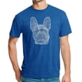 thumbnail image 1 of LA Pop Art Men's Premium Blend Word Art T-shirt - French Bulldog, 1 of 2