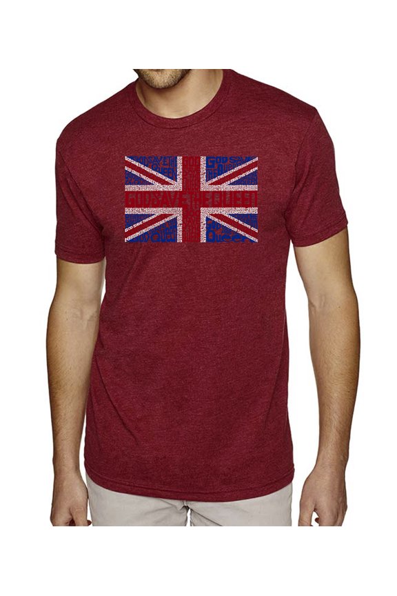 Men's Premium Blend Word Art T-shirt - God Save The Queen