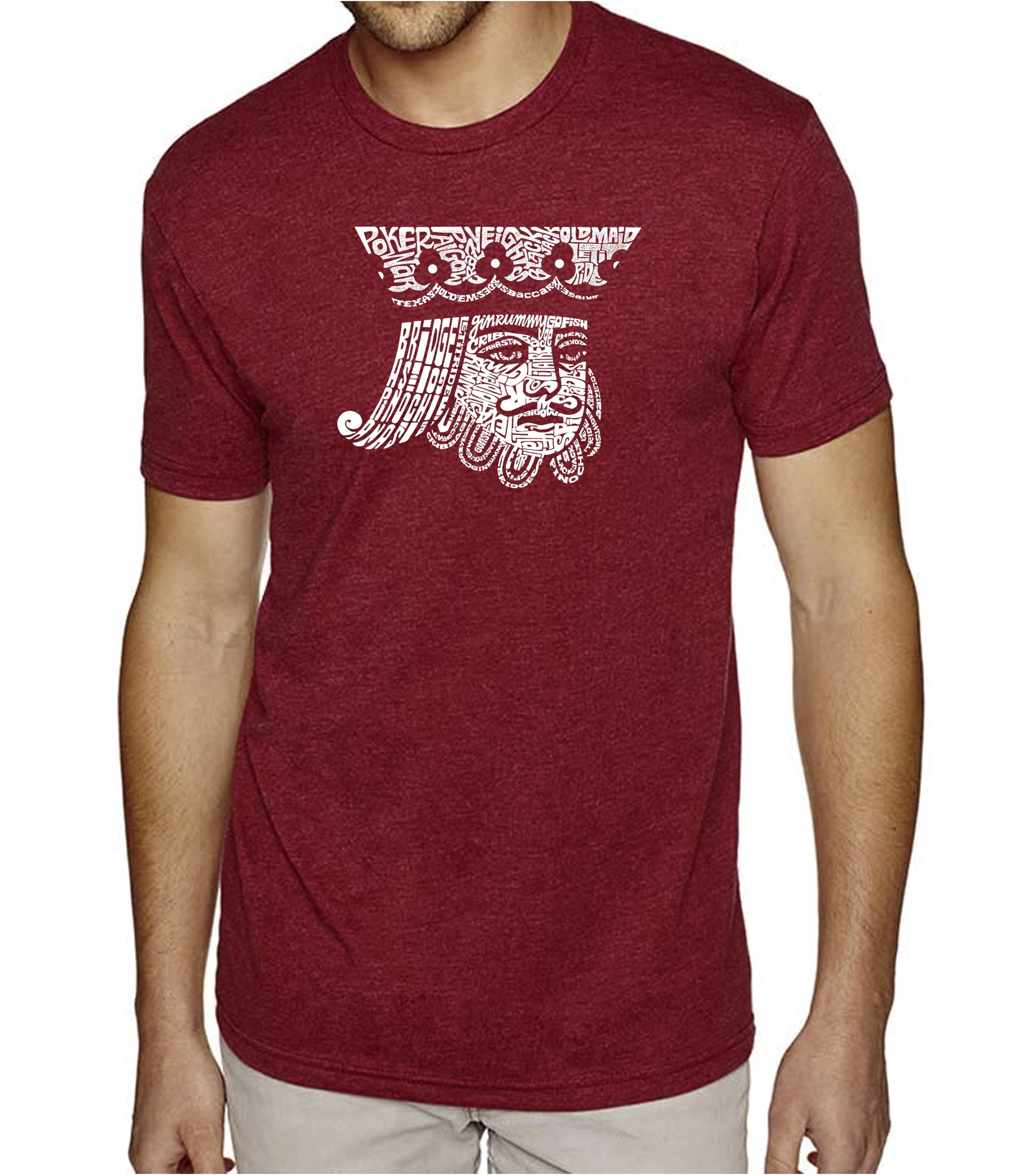 LA Pop Art Men s Premium Blend Word Art T shirt King of Spades Walmart