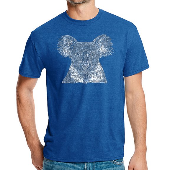LA Pop Art Men's Premium Blend Word Art T-shirt - Koala