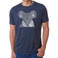 thumbnail image 1 of LA Pop Art Men's Premium Blend Word Art T-shirt - Koala, 1 of 2