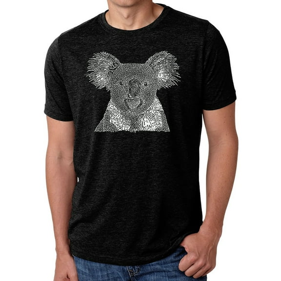LA Pop Art Men's Premium Blend Word Art T-shirt - Koala