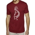 thumbnail image 1 of LA Pop Art Men's Premium Blend Word Art T-shirt - Kokopelli, 1 of 2