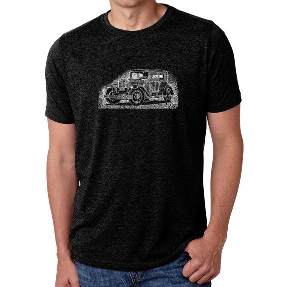 LA Pop Art Men's Premium Blend Word Art T-shirt - Legendary Mobsters