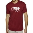 thumbnail image 1 of LA Pop Art Men's Premium Blend Word Art T-shirt - Monkey Business, 1 of 2