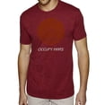 thumbnail image 1 of LA Pop Art Men's Premium Blend Word Art T-shirt - Occupy Mars, 1 of 2