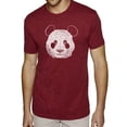 thumbnail image 1 of LA Pop Art Men's Premium Blend Word Art T-shirt - Panda, 1 of 2