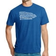 thumbnail image 1 of LA Pop Art Men's Premium Blend Word Art T-shirt - Pledge of Allegiance Flag, 1 of 2